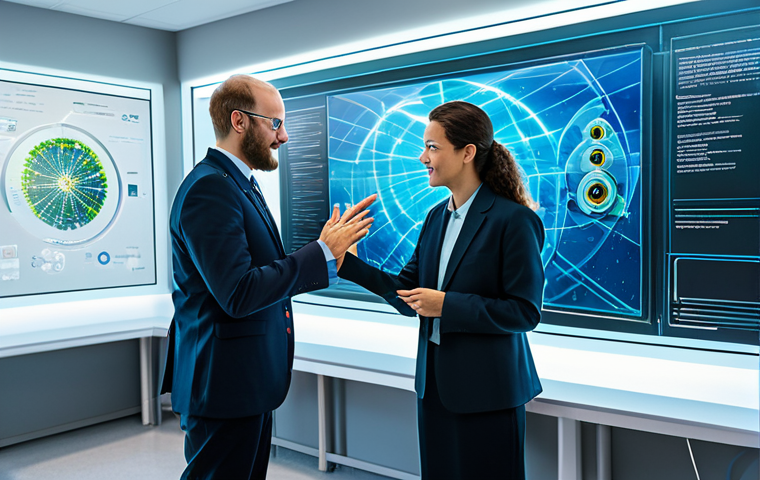 **

"A diverse group of engineers and scientists, fully clothed in professional attire, collaborating around a holographic display showing a futuristic marine energy installation, safe for work, appropriate content, perfect anatomy, correct proportions, professional environment, modern technology, sustainable energy, family-friendly, modest clothing, high quality, well-formed hands, proper finger count, natural body proportions. The scene is bright and optimistic, suggesting innovation and collaboration. Background: A clean, modern office space with sustainable design elements."

**